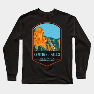 Sentinel Falls Yosemite National Park Long Sleeve T-Shirt